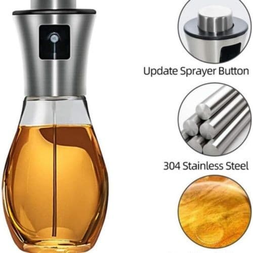 Galheteiro Spray Vidro Dosador Molho Vinagre Azeite Dispenser Borrifador Culinário Dieta Cozinha