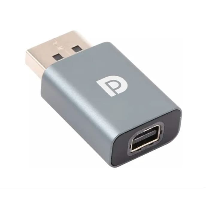 Adaptador DisplayPort Macho p/ Mini DisplayPort Fêmea