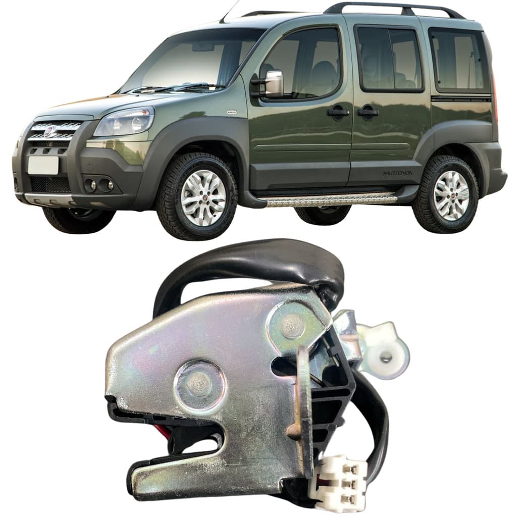 Fechadura Porta Traseira Bau Inferior Fiat Doblo Esquerdo