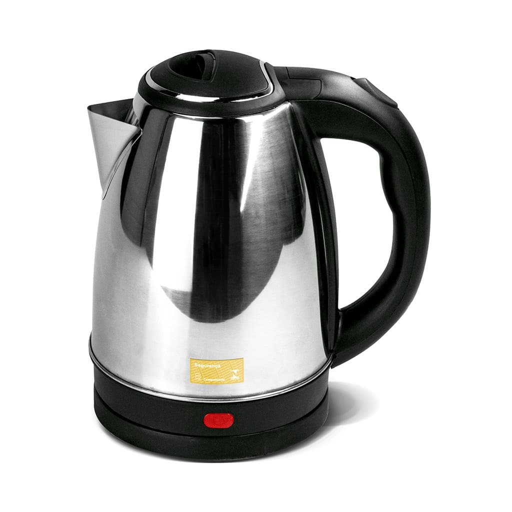 CHALEIRA ELÉTRICA INOX 1,8L 220V E 110V– COM BASE GIRATÓRIA - CLINK
