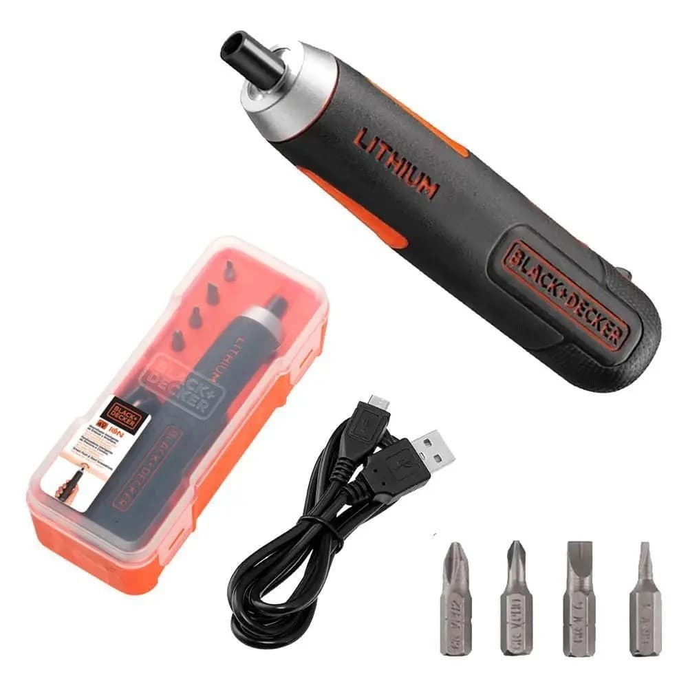 Parafusadeira a Bateria 4V Litio + Acessórios Black & Decker BD40K4-LA