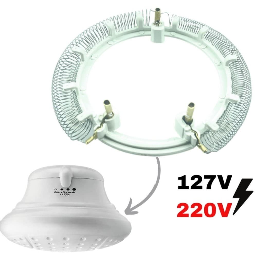 Resistência Bella Ducha Ultra Chuveiro Lorenzetti similar 220v 6800w - 127v 5500w
