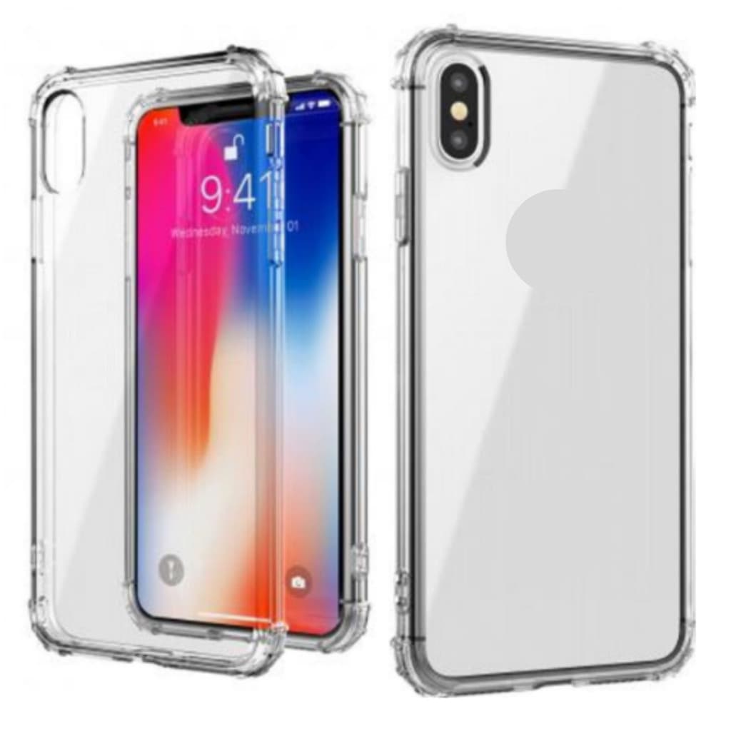 Capa Capinha Acrílico Para iPhone Xr + Película De Vidro 3D