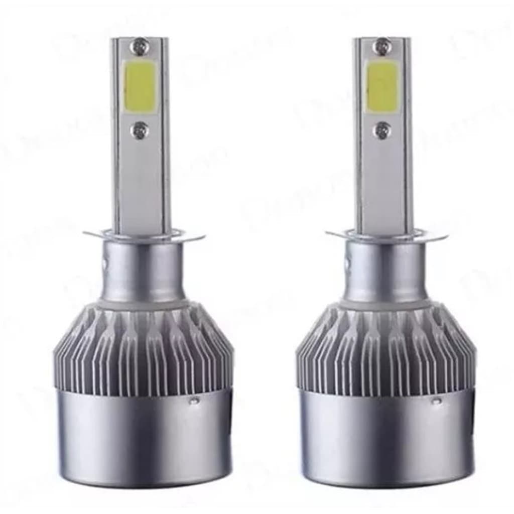 Par de Lâmpada Super Led H3/HB4 72w 6000k 7200 Lumens X6