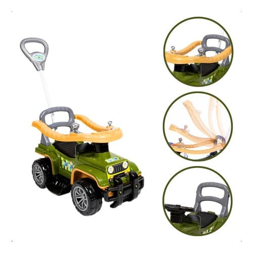 Carrinho Passeio Infantil Quadriciclo Maral Jip Jip Menino Cor Verde