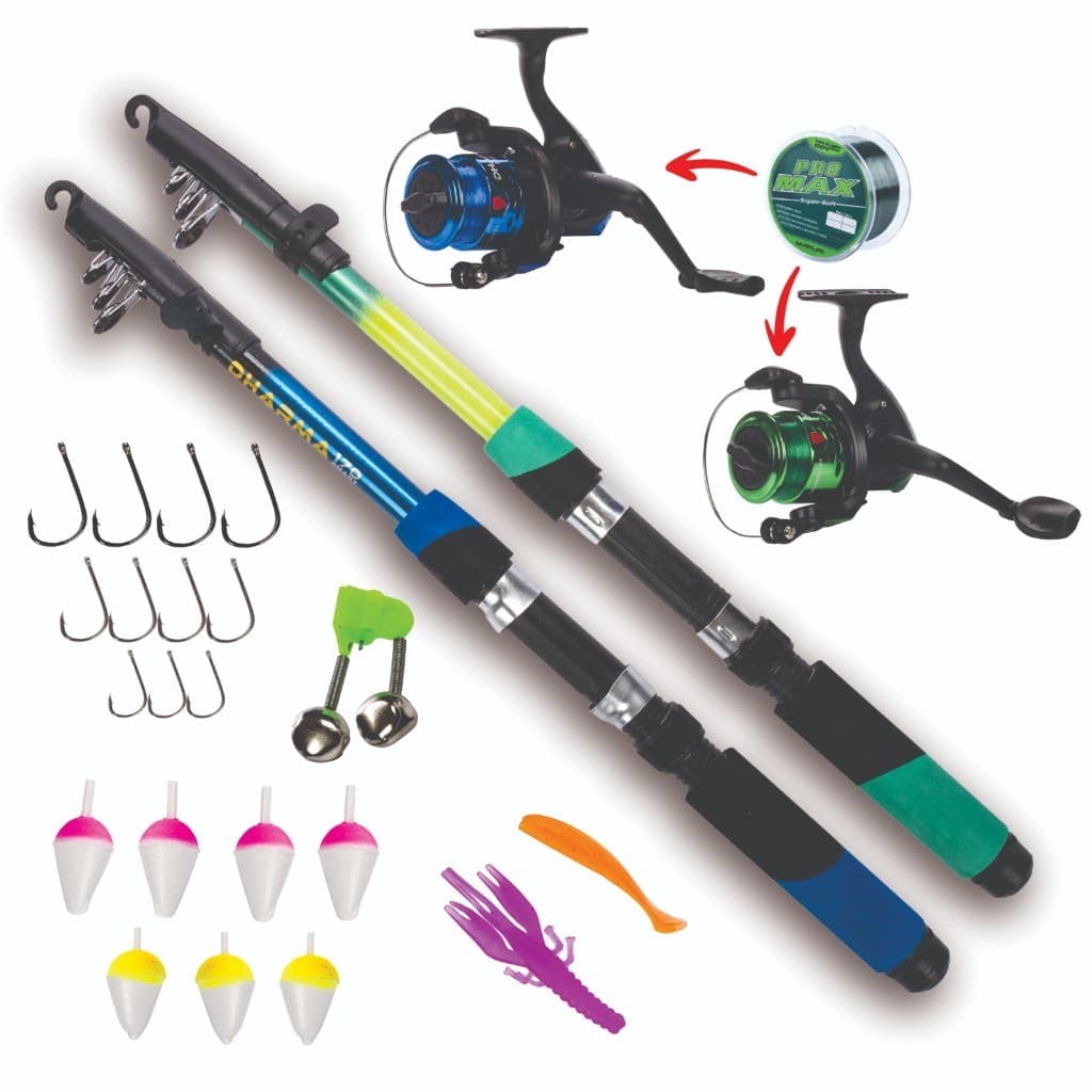 Kit Barato 2 Varas + 2 Molinetes + Itens Promoção