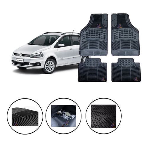 Jogo Tapete Carpete Borracha Vw Spacefox 2006 A 2020