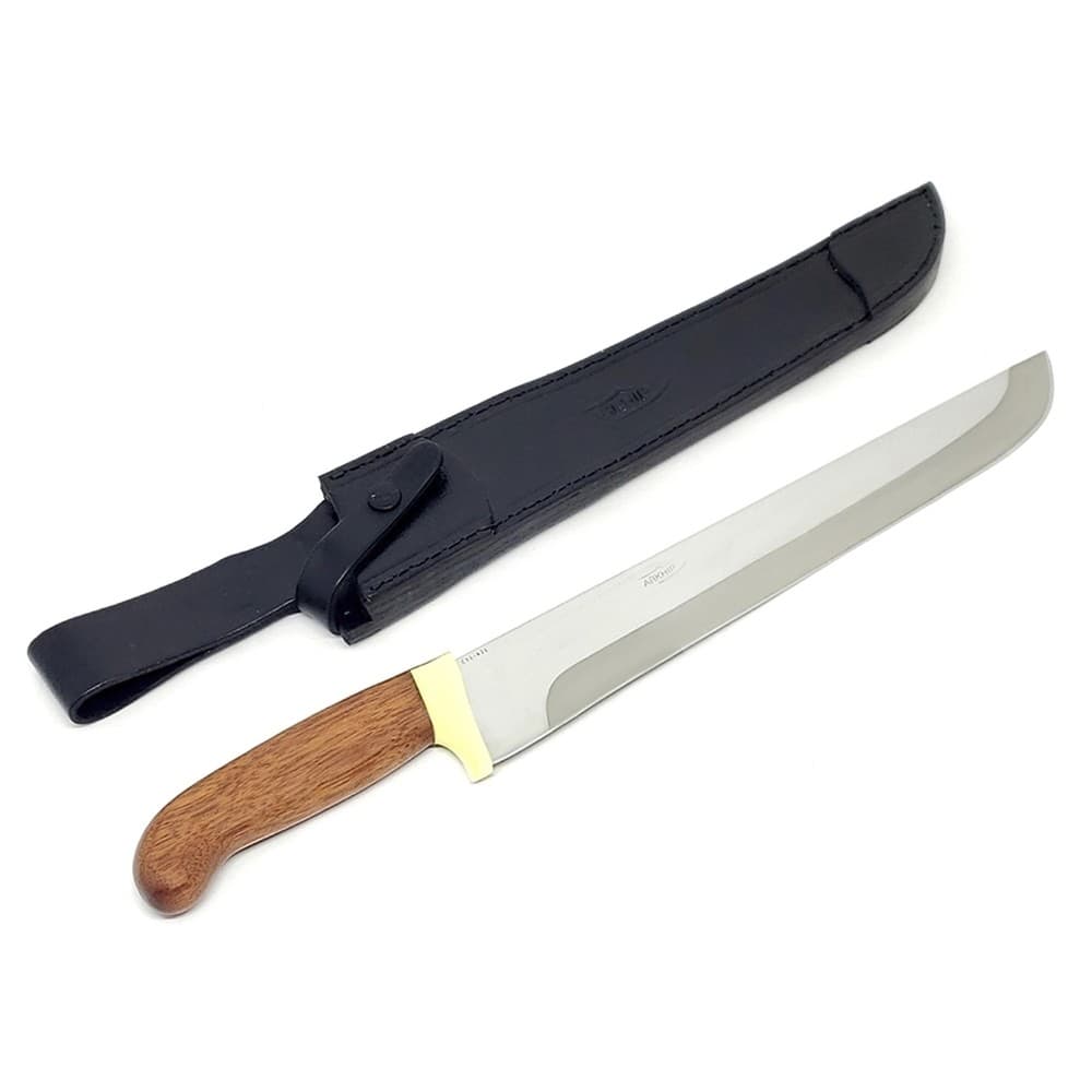 Faca Churrasco Arkhip Butcher 12'' Cabo Madeira Bainha