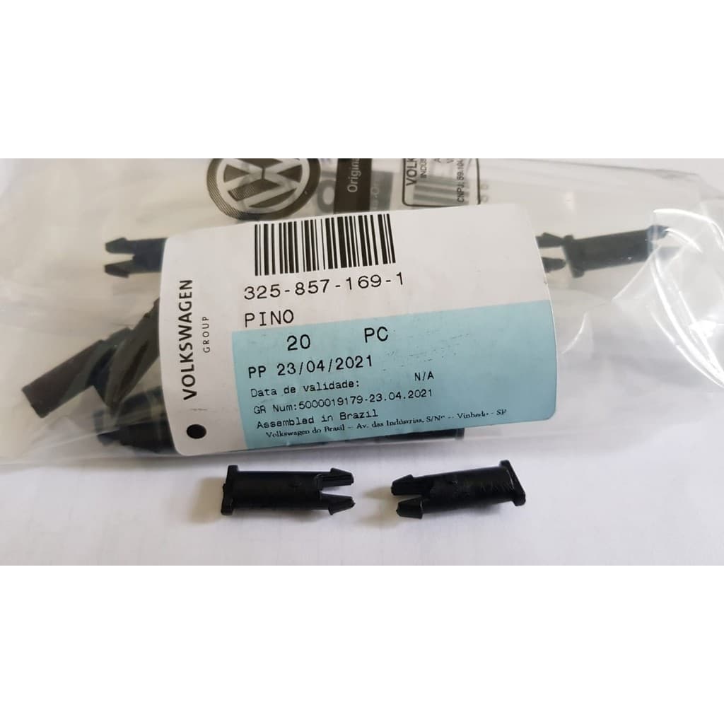 2 Pino Trava Tampa Porta Luva Gol Parati G2 Original Vw