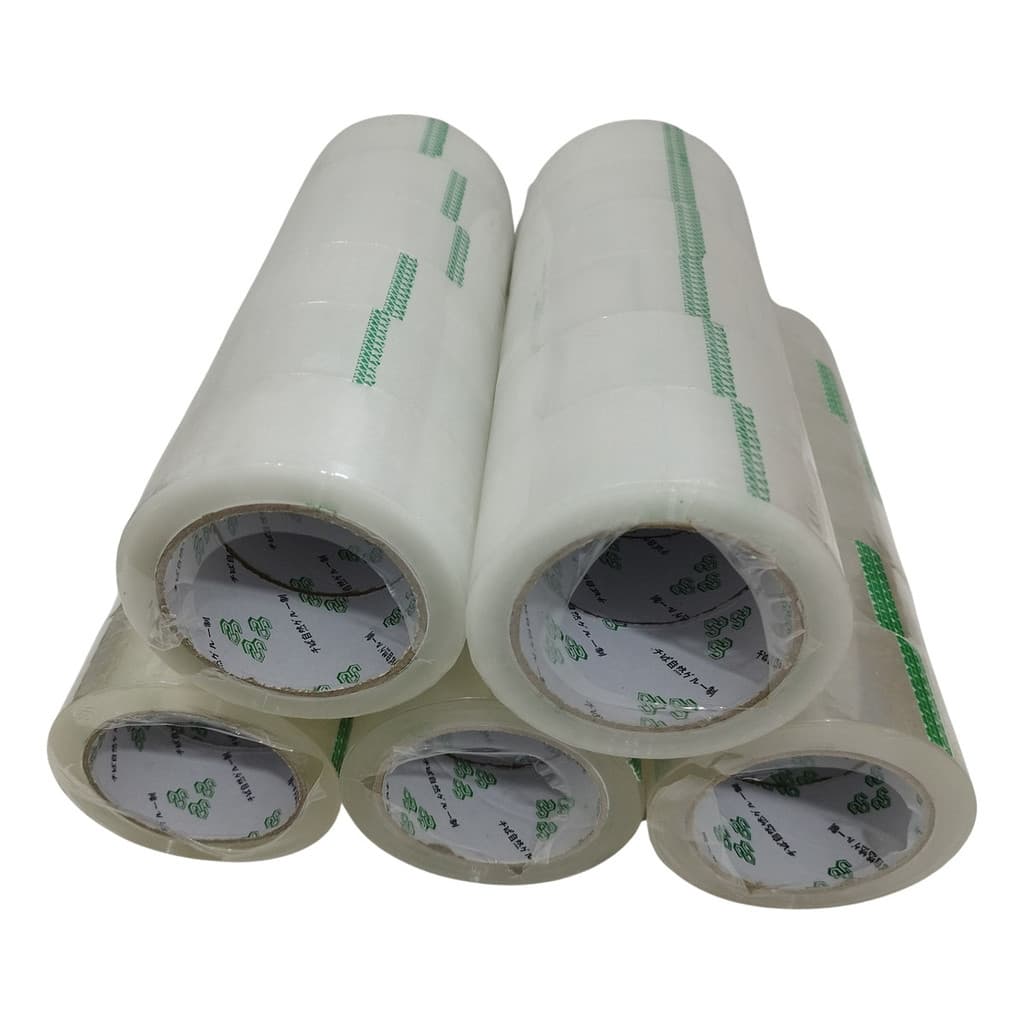 72 Fita Adesiva Transparente 45mmx100metros Larga Kit 72 Rolos