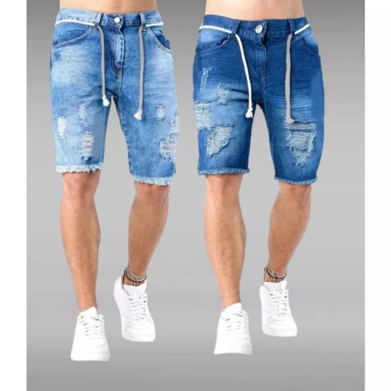Kit 2 Bermudas Masculino Slim Premium Promoção promoção