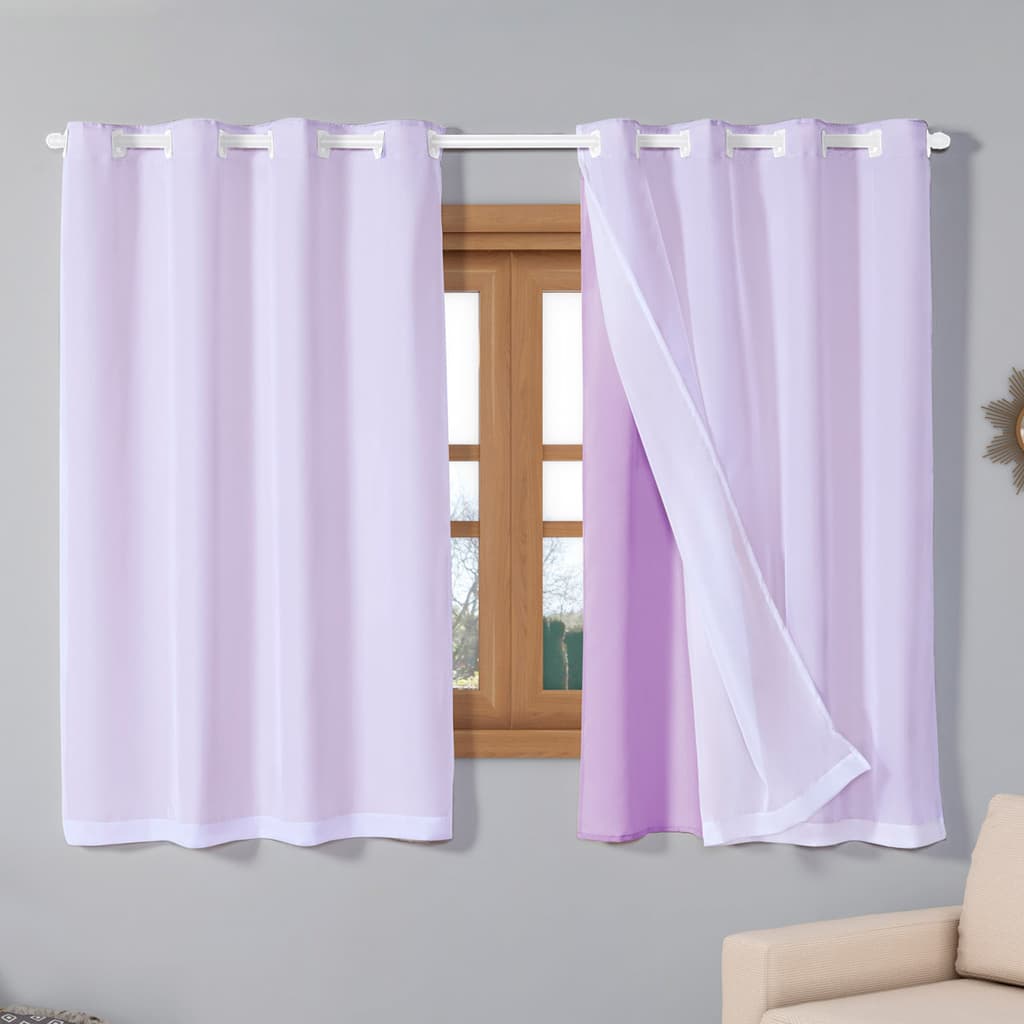 Cortina Classic 2,20m x 1,40m para Sala Quarto Janela Cozinha Decorativa Varão Simples