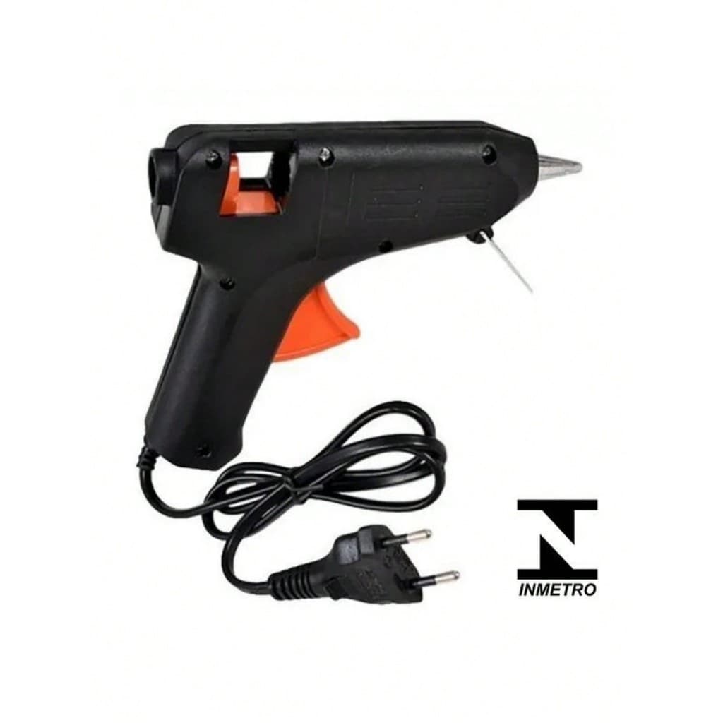 Pistola Cola Quente 40W Bivolt Bastões para Projetos Artesanato