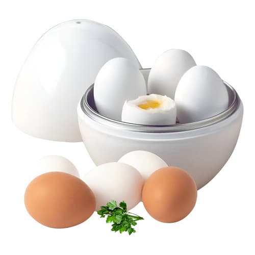 Cozedor Vasilha Recipiente Para 4 Ovos Micro-ondas Cozinhar