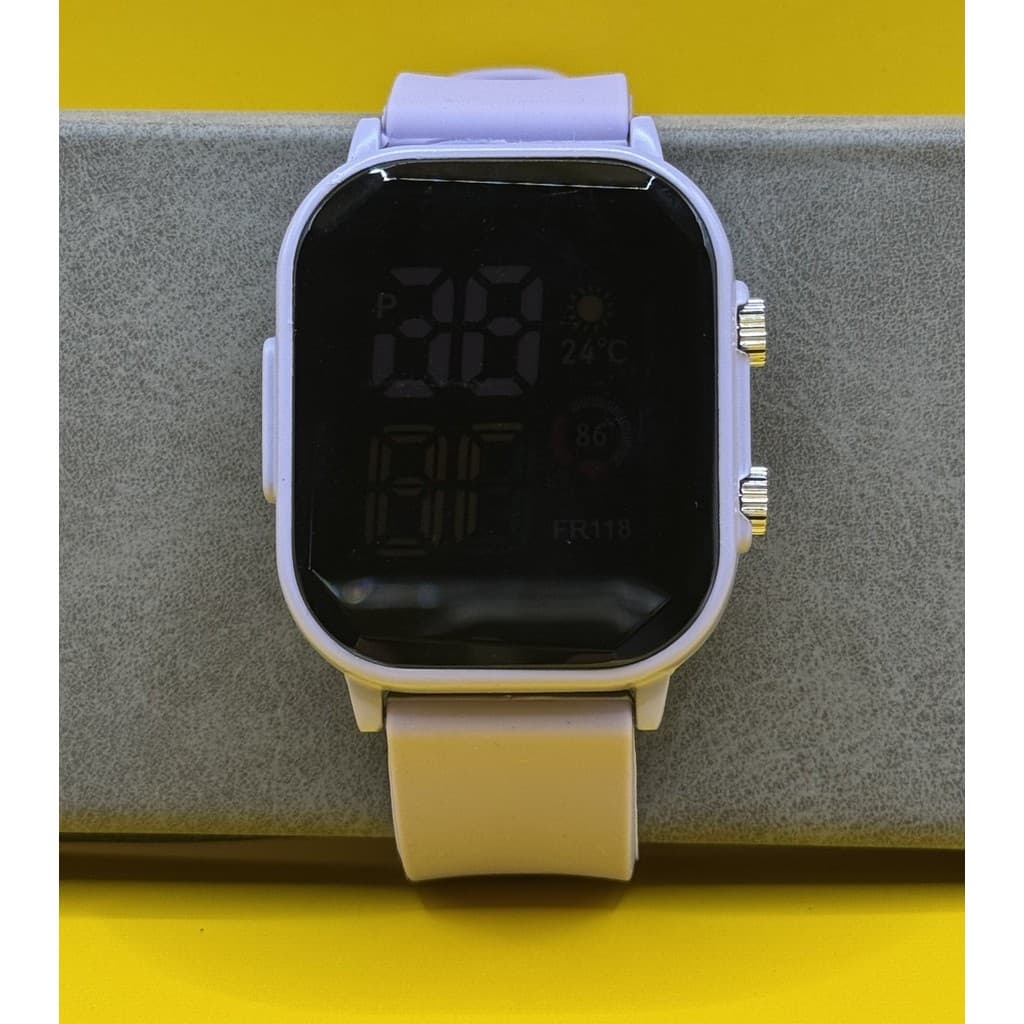 FlashTime Square – Relógio LED Quadrado para Adultos e Crianças–Prova água- Venda no Atacado![Em Desconto]