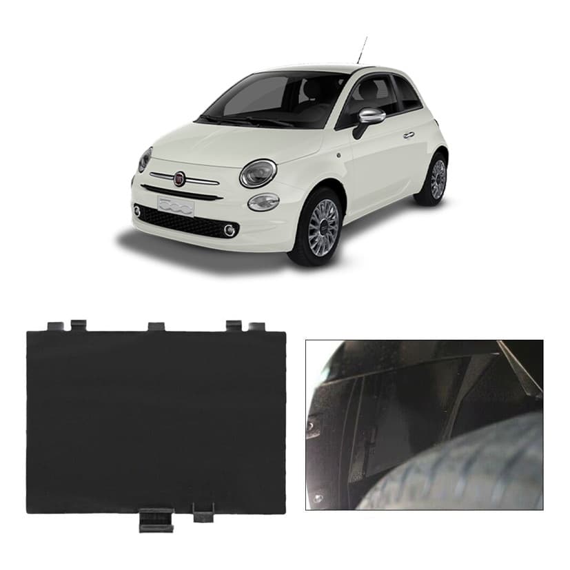 Tampa Moldura Acabamento Para Barro Dianteiro Fiat 500