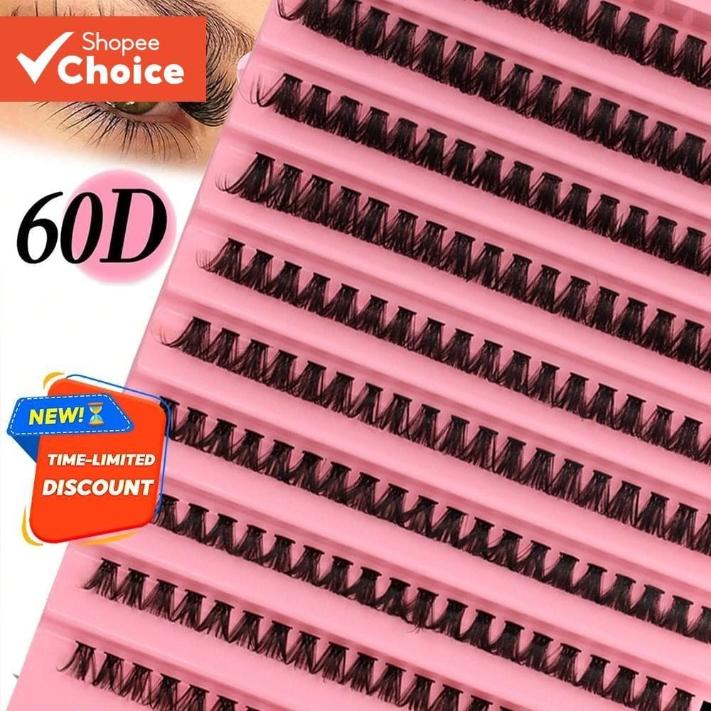 Conjunto De Cílios Postiços Segmental | Conjuntos De Volume Natural 200 Unidades/60D Faça Você Mesmo Em Casa