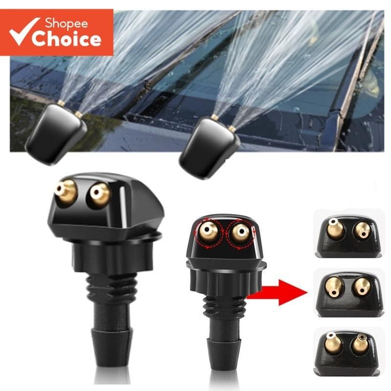 1Pc Bocal De Limpador De Pára-Brisa Dianteiro Universal Para Carro/Sprinkler Ventilador De Água Bico Capa Spray Kit DIY/