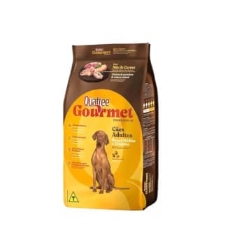 Ração Quatree Gourmet Adultos Raças medias e grandes Sem Corantes 20Kg
