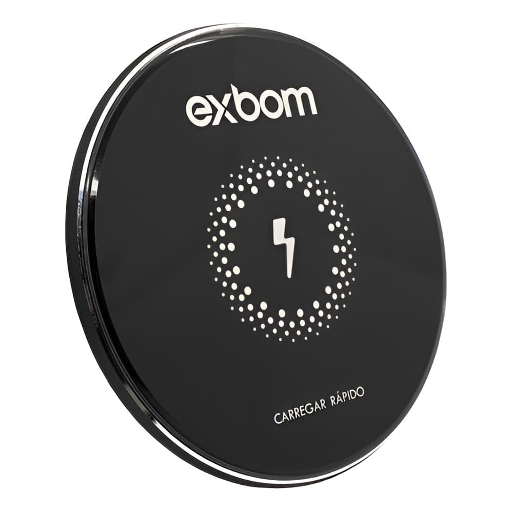 Exbom Carregador Sem Fio Indução Compativel iPhone / Android