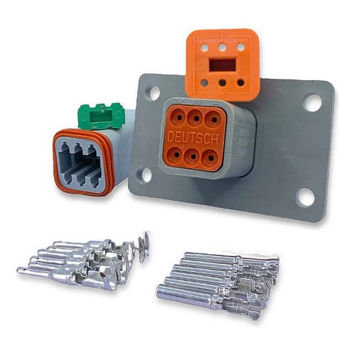 Conector À Prova D'água C/ Vedação Automotiva Dt04-6pa-l012