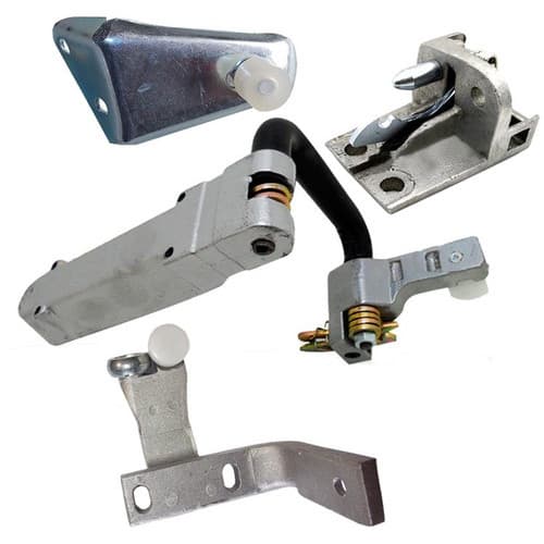 Kit Carrinho Guia E Fechadura Porta Correr Kombi 2006
