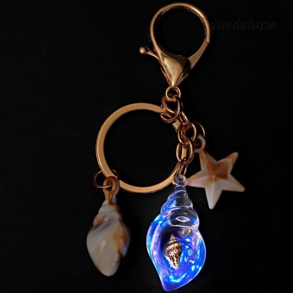 Chaveiro De Concha Luminosa GUADALUPE , Pingentes De Praia Marítima Que Brilham No Escuro Estilo Boêmio , Personalidade