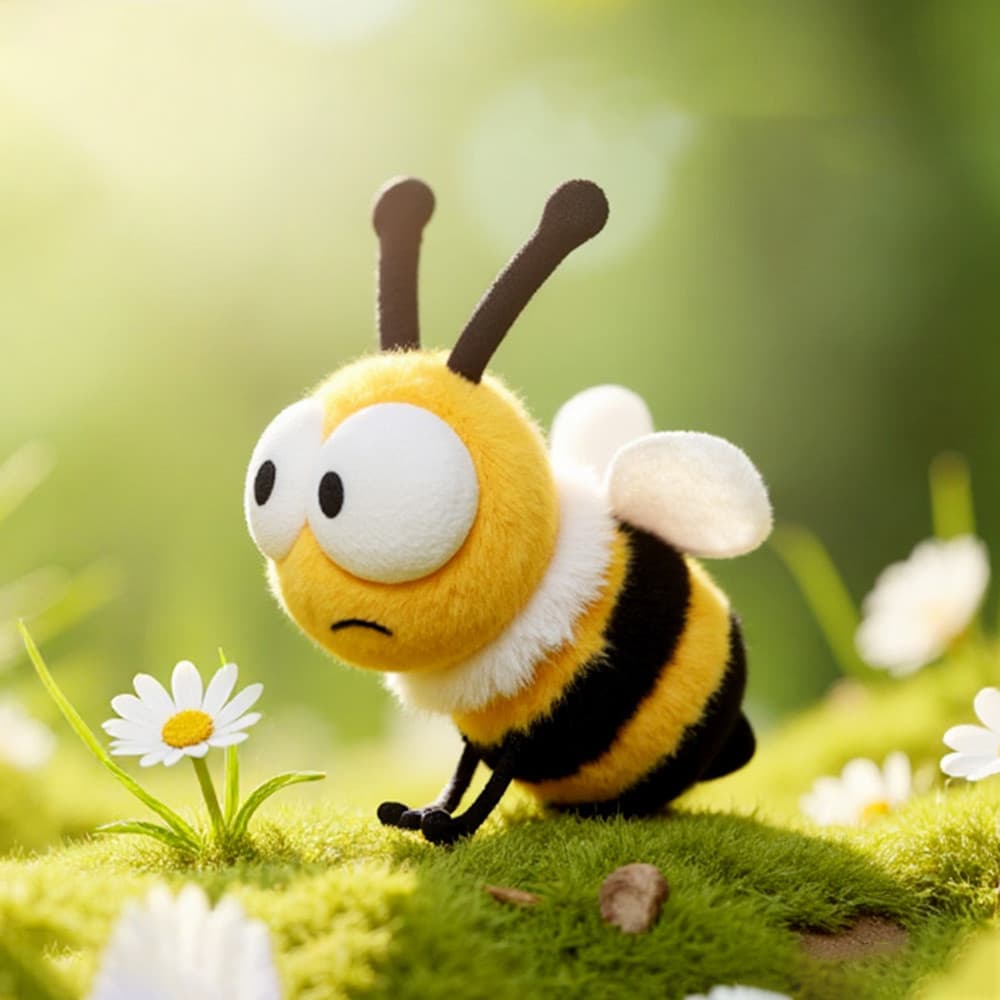 Bonito Curto Pelúcia Inseto Boneca Abelha Libélula Dormir Travesseiro Presente De Aniversário Das Crianças Recheada