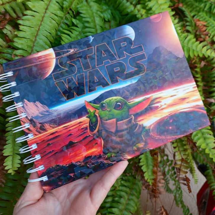 Caderno de colorir Star Wars coloring book guerra nas estrelas