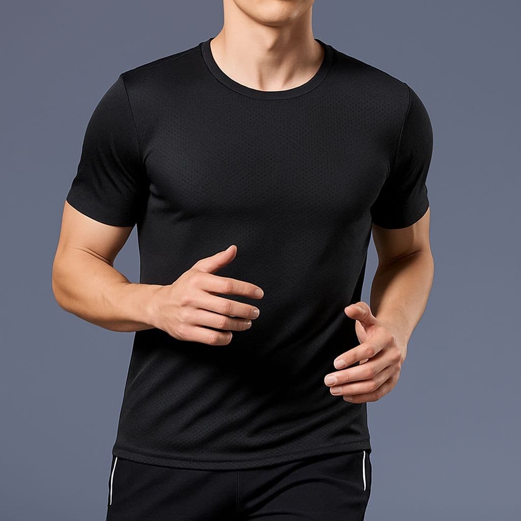 Camiseta Masculina Dry Fit Corrida  Academia Casual Treino