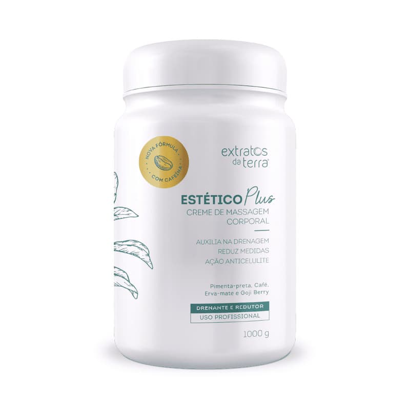 Estético Plus Creme de Massagem Corporal Extratos da Terra