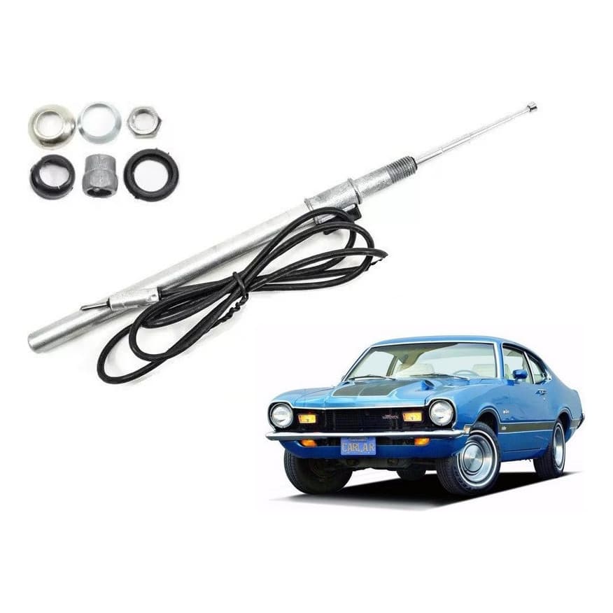 Antena Automotiva 04 Estágios 93 Cm - Carros Antigos