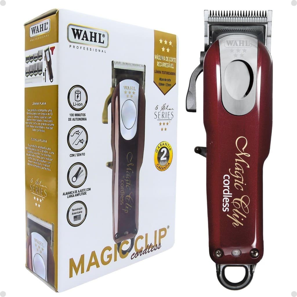 Máquina De Corte Wahl 5 Star Series Magic Clip Cordless Bivolt