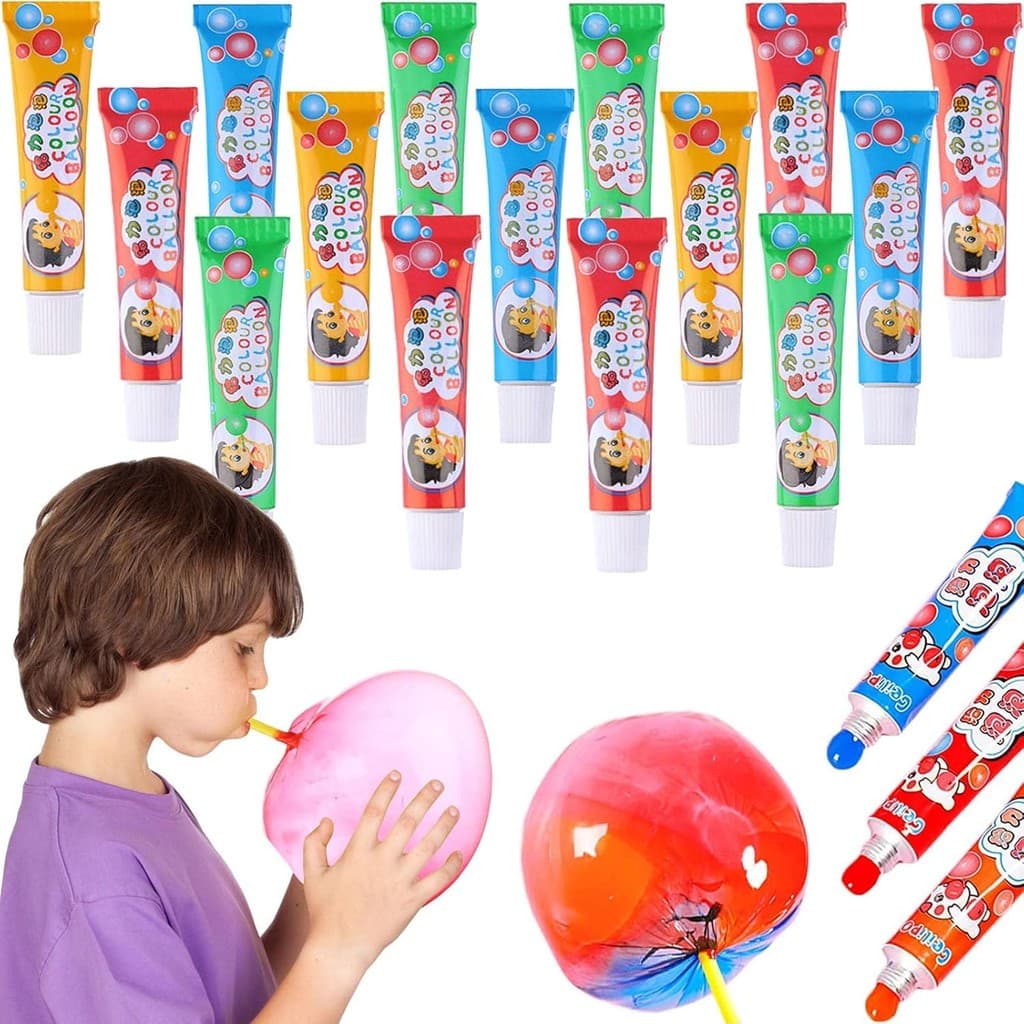Bola de bolha mágica segurança brinquedo de goma de bolha mágica soprando bola de bolha balão de plástico colorido
