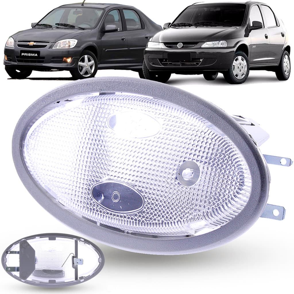Lanterna Luz de Teto Chevrolet Celta 2001 a 2013 Prisma 2007 a 2012