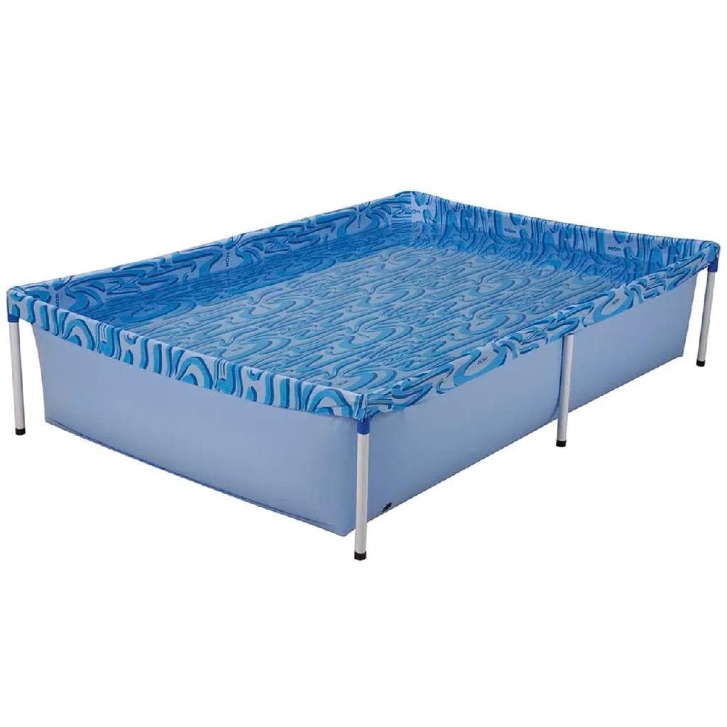 Piscina Infantil 1.000 Litros Retangular Estruturada Mor Ref.001002