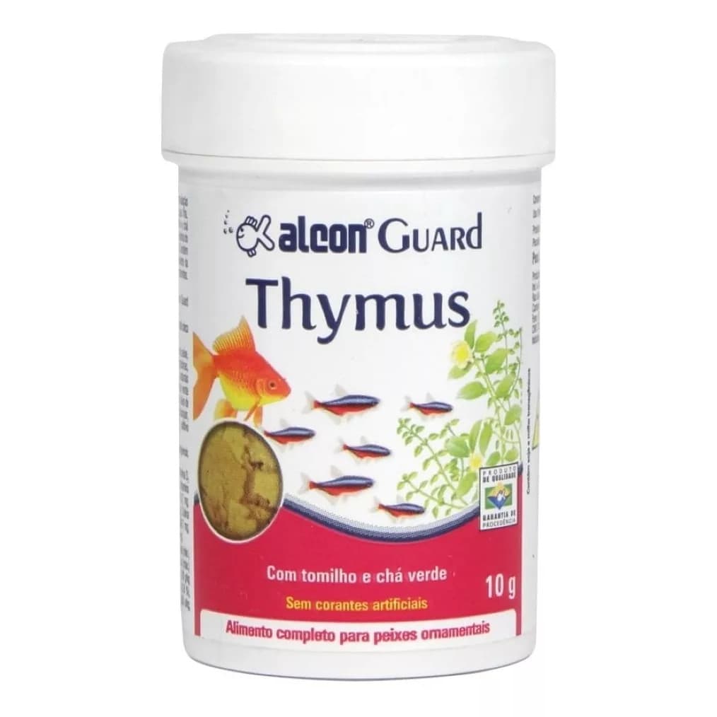 Ração Para Peixes Ornamentais Alcon Guard Thymus 10g