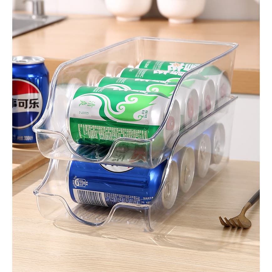 Cozinha Latas De Armazenamento Latas De Refrigerante Geladeira Freezer Organizadores Pode Dispensers Acessórios De Cozinha