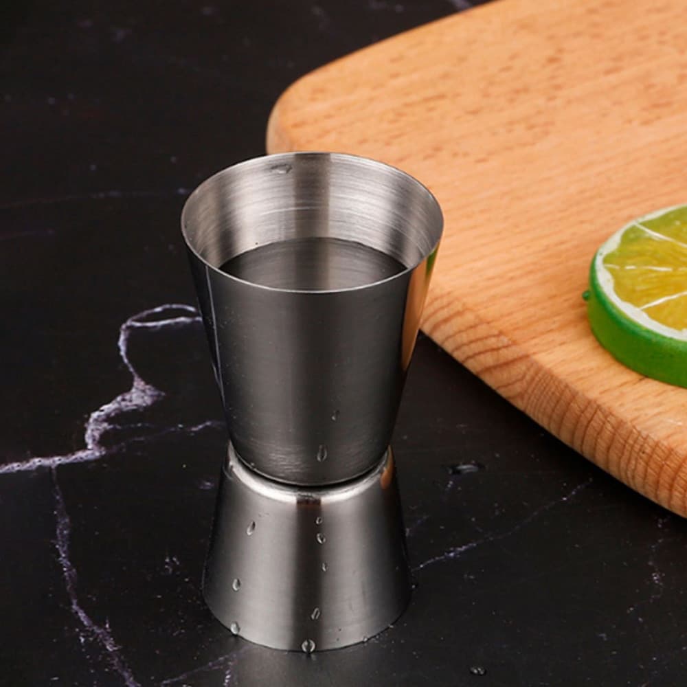 Dosador De Bebidas Duplo Inox - 25ml/50ml