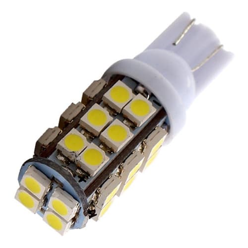 Kit 6 Lâmpadas Pingo 28 Led Pingão T10 Super Branco Promoção
