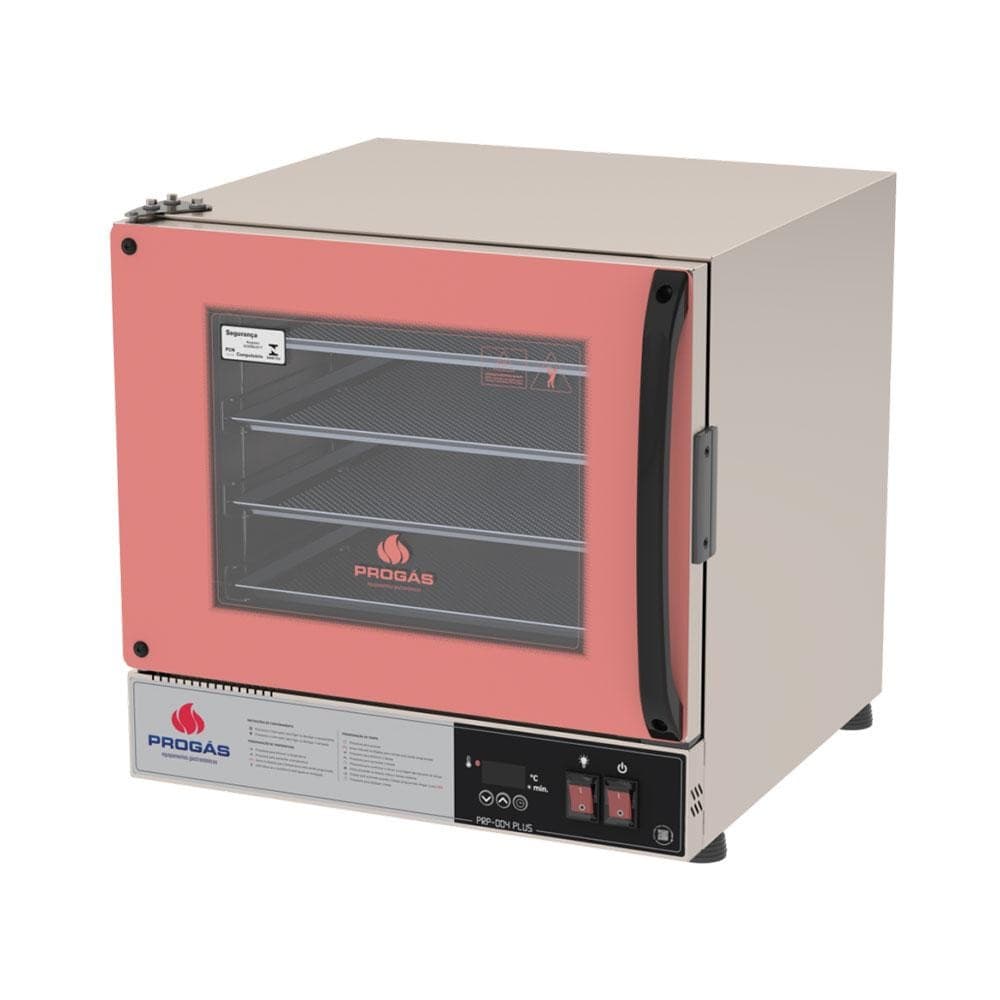 Forno Turbo Elétrico FAST Oven 4 Assadeiras PRP-004 Plus Digital Rosa 220V - Progás
