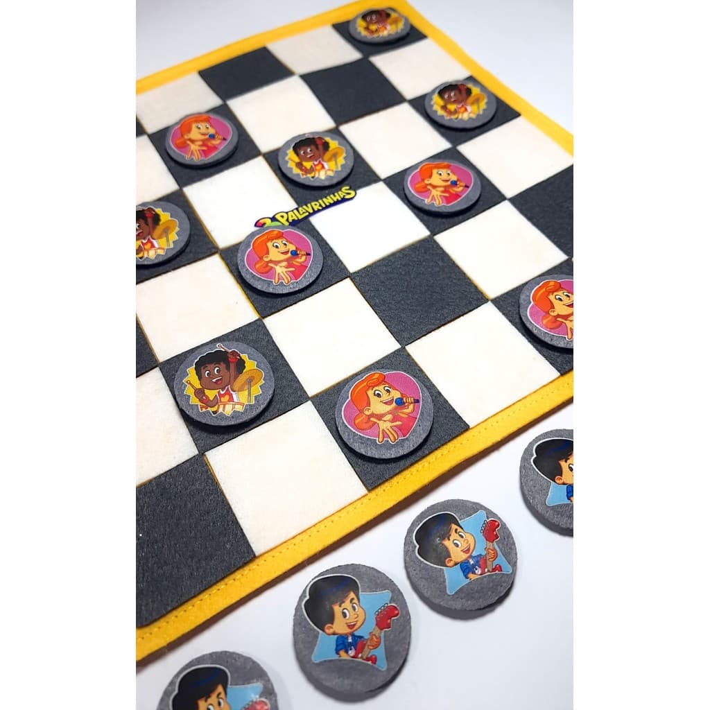 Jogo de Dama 3 Palavrinhas