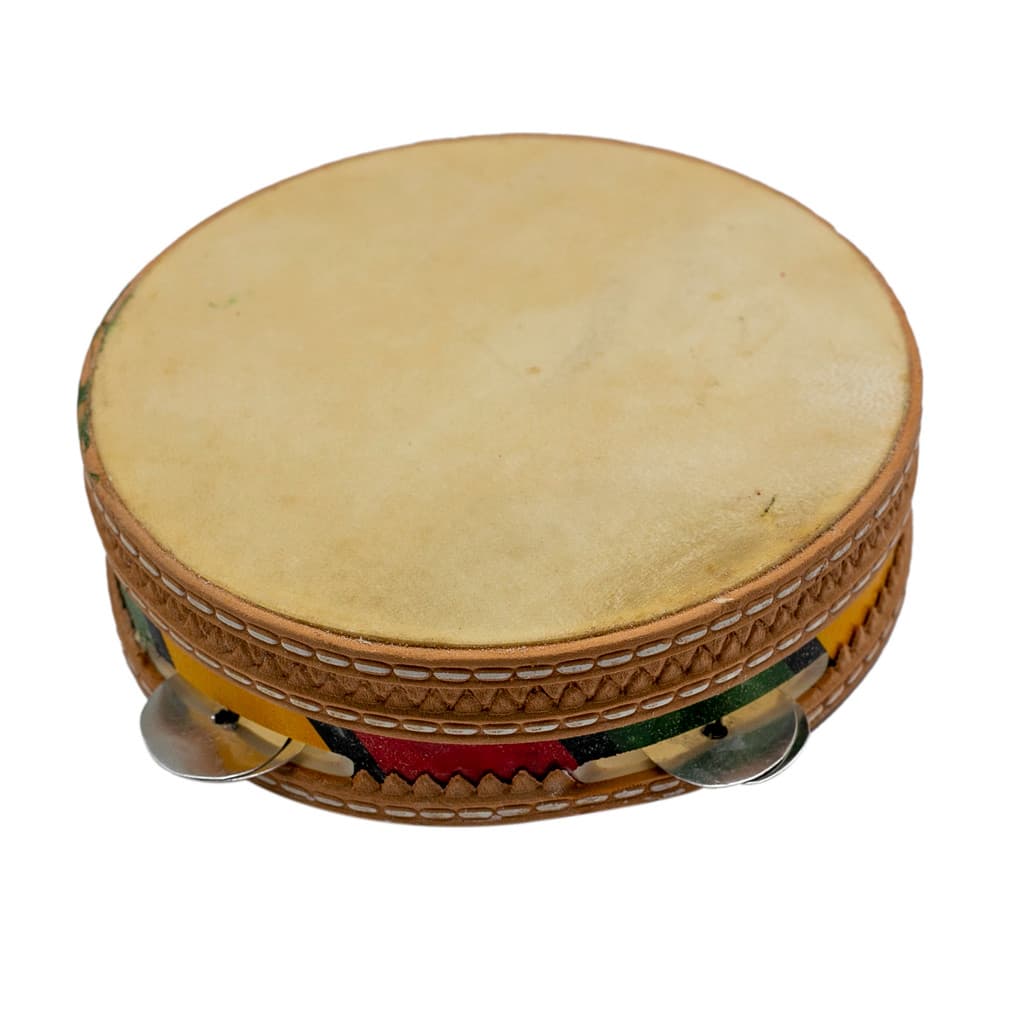 INSTRUMENTO MUSICAL PANDEIRO INFANTIL 10CM PEQUENA