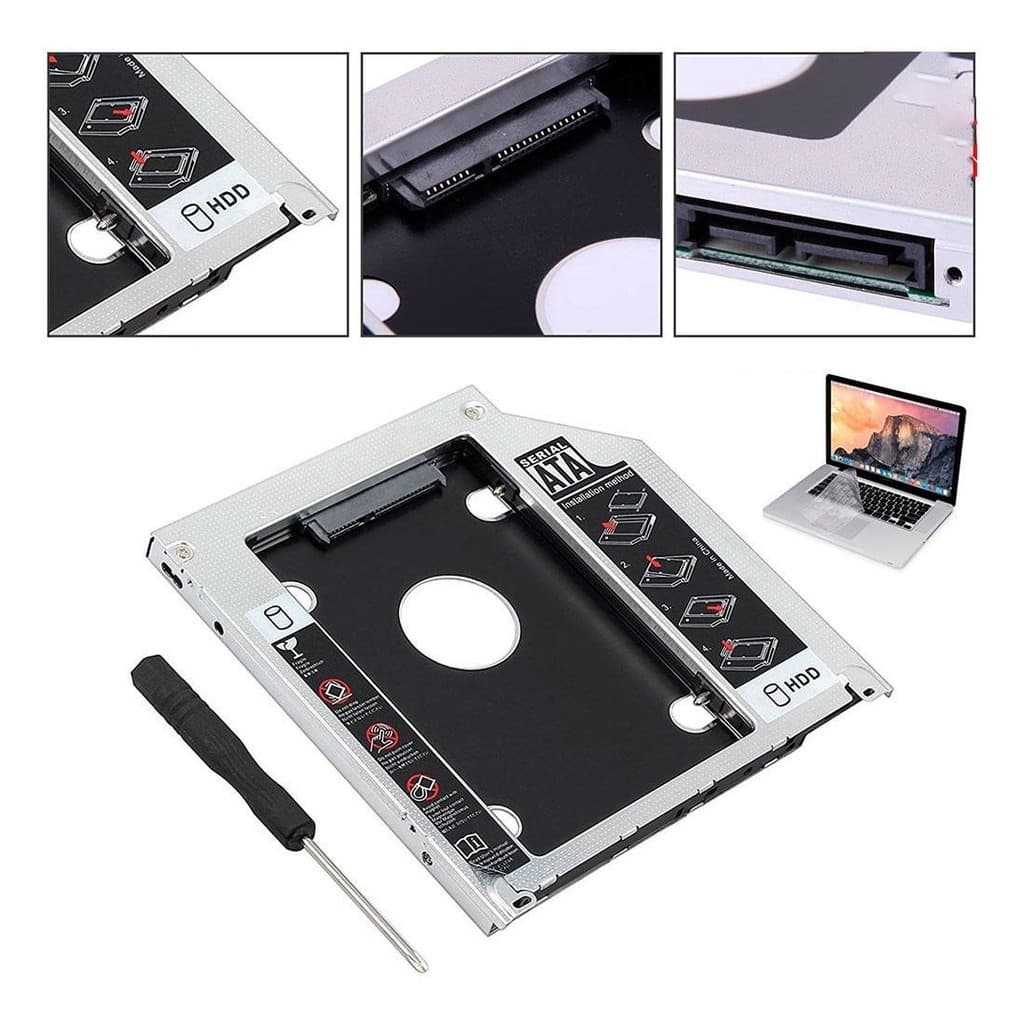Adaptador Caddy  Hd Ssd Sata 9.5mm