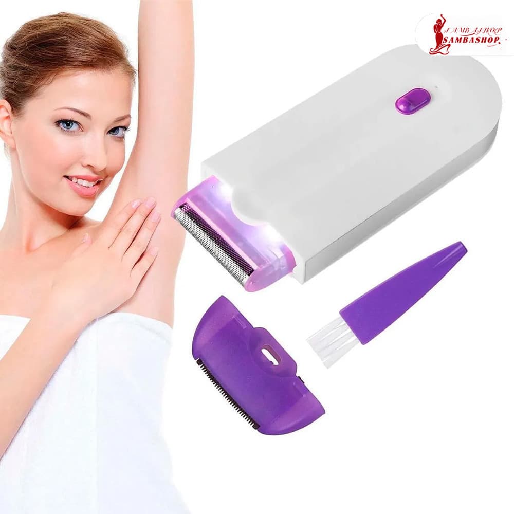 Depilador Removedor De Pelos Feminino Facial e Corporal Sem fio Recarregável 2 em1 Elétrico Yes Finishing Touch