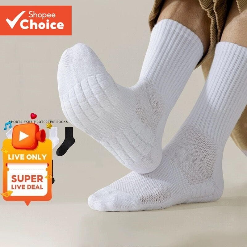 Meias Masculinas De Basquete De Cano Médio De Verão Anti-Odor Esportivas Absorventes De Suor Preto Branco