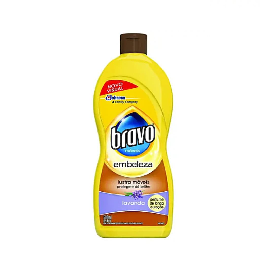 Lustra Móveis Bravo 500 Ml Lavanda LImpa e Protege