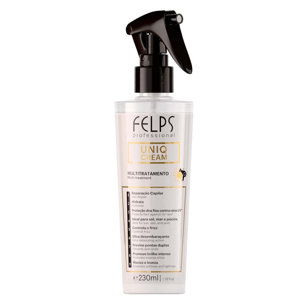 Leave-In Uniq Cream Multitratamento Felps Professional - 230mL