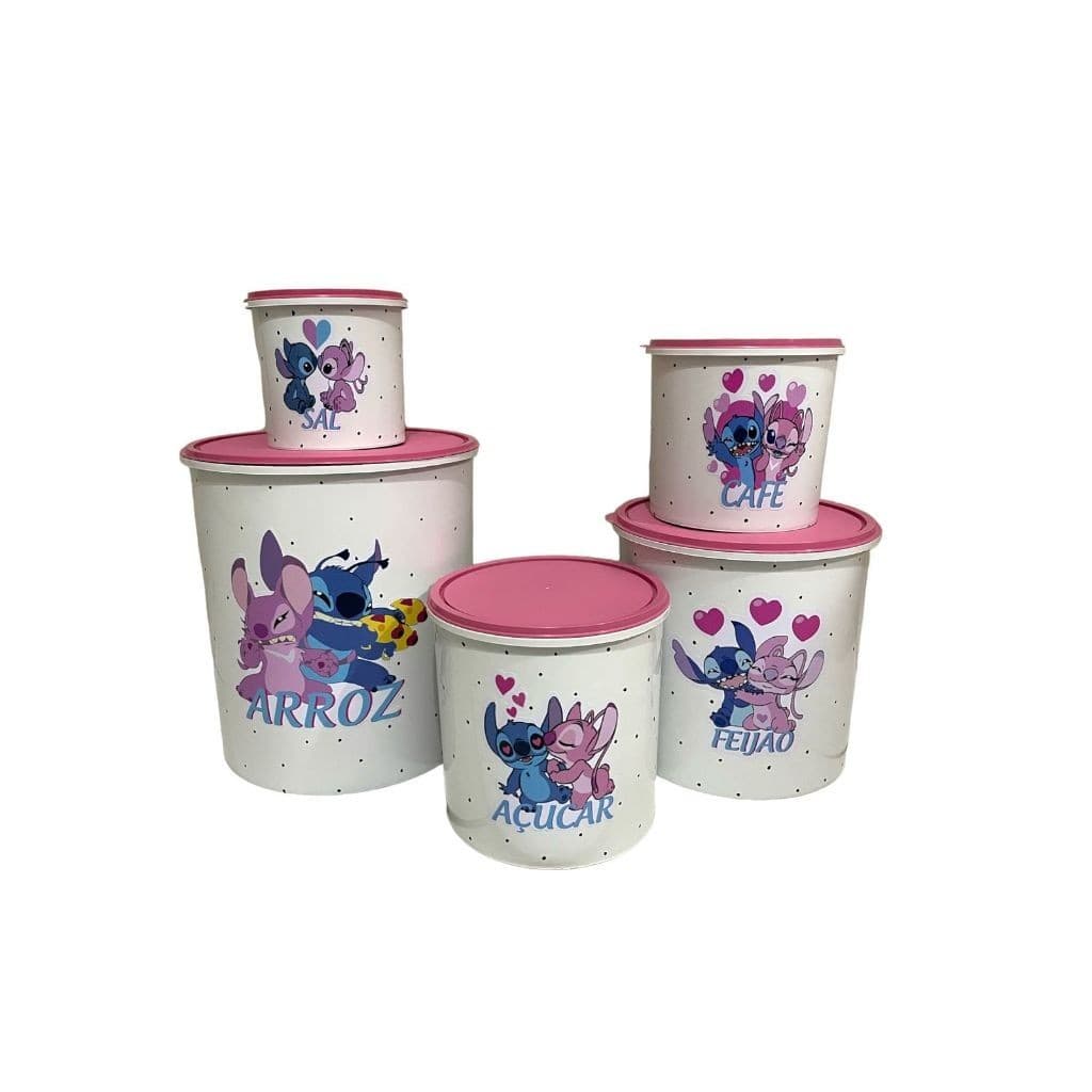 Kit mantimento 5 peças Stitch Casal  Novo