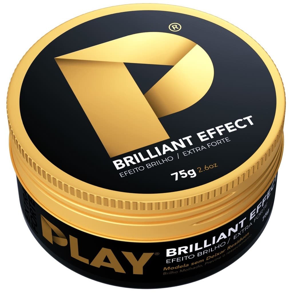 Pasta Capilar Play Barber 75g Efeito Brilho Profissional
